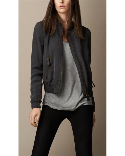 burberry leather jacket price in india|burberry lightweight jacket women.